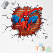 3D Spiderman Wall Stickers For Kids