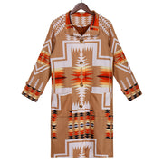 2020 Coat Women Jackets Winter Warm Long Sleeve Color Block Retro Floral Print Coat Outerwear Women's Clothing Street wear