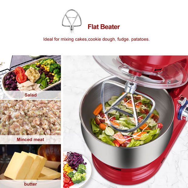 Kitchen Food Blender Stainless Steel Cake Mixer
