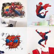 3D Spiderman Wall Stickers For Kids