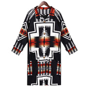 2020 Coat Women Jackets Winter Warm Long Sleeve Color Block Retro Floral Print Coat Outerwear Women's Clothing Street wear