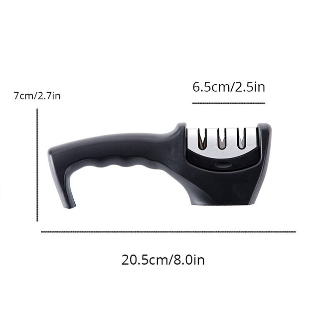 Non Slip Base Handheld Sharpener Kitchen Knives