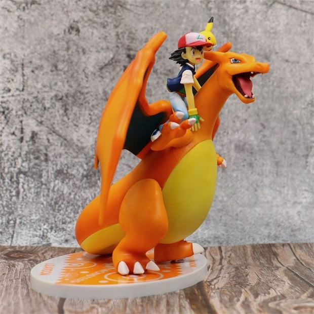 Pokémon Charizard Pikachu Ashen Anime Figures