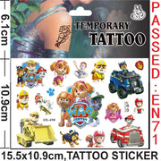 Cartoons Tattoo Stickers