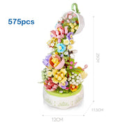 Romantic Flower Lighting Music Box Building Anime