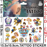 Cartoons Tattoo Stickers