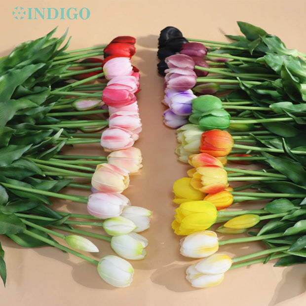 Silicone Tulip Home Decoration Artificial Flower Wedding