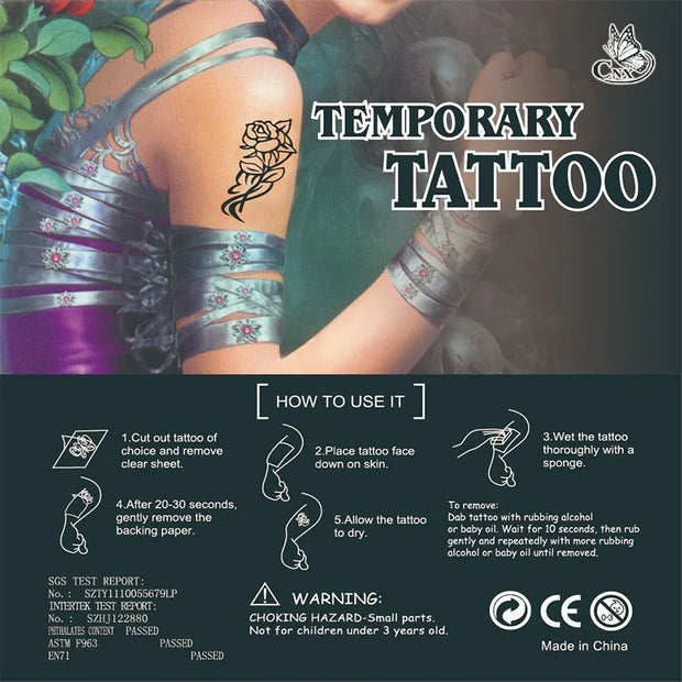 Cartoons Tattoo Stickers