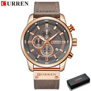 Curren Men Leather Sports Watches