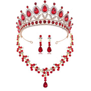Baroque Crystal Bridal Jewelry Sets for Women