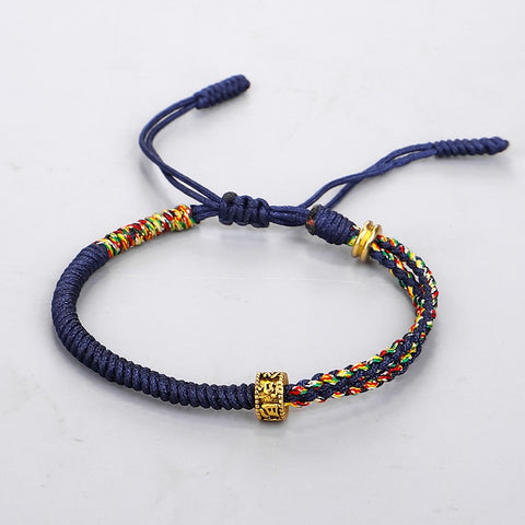 Tibetan Buddhist Six-character Mantra Beads Rope Bracelets