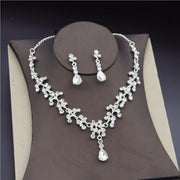 Baroque Crystal Bridal Jewelry Sets for Women
