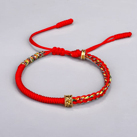 Tibetan Buddhist Six-character Mantra Beads Rope Bracelets