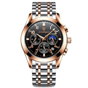 Rose Gold Wrist Waterproof Luminous Quartz Watches