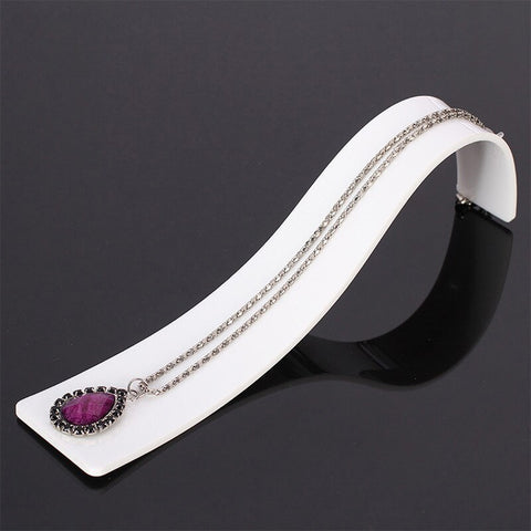 Necklace organizer holder stand bracelet case jewellry exhibitor watch display acrylic riser jewellery counter accessories