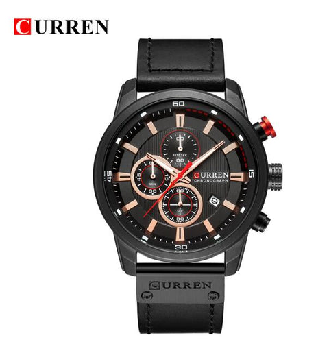 Curren Men Leather Sports Watches