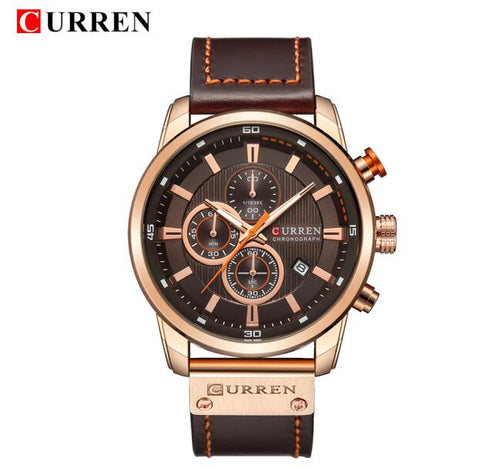 Curren Men Leather Sports Watches