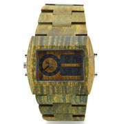 Luxury Men Waterproof Digital Wood Watch