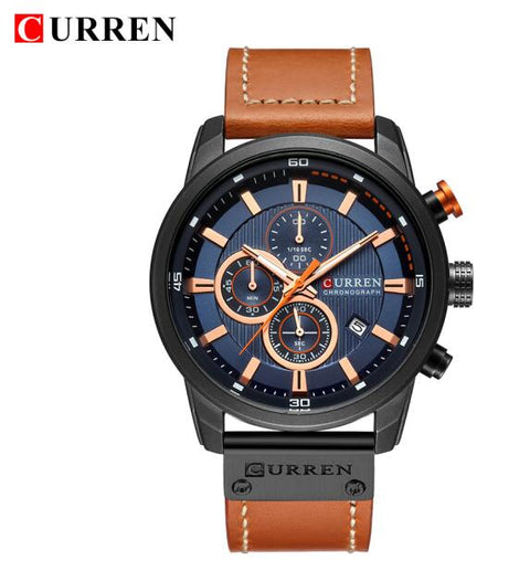 Curren Men Leather Sports Watches