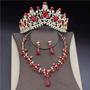 Baroque Crystal Bridal Jewelry Sets for Women