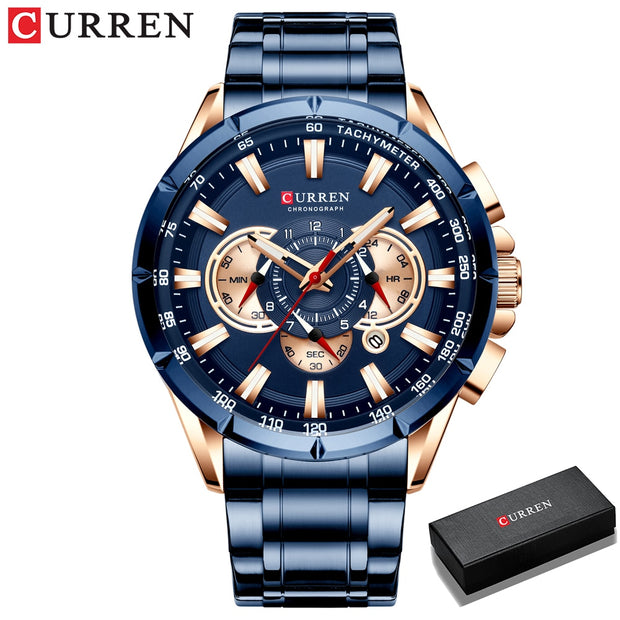 Curran Men‘s Luxury Quartz Wrist Watch