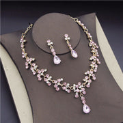 Baroque Crystal Bridal Jewelry Sets for Women