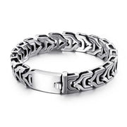 KALEN High Polished Arrow Shaped Bracelet Men 22cm Stainless Steel Bike Chain Bilezik Boho Male Jewellry Accessories