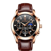 Rose Gold Wrist Waterproof Luminous Quartz Watches