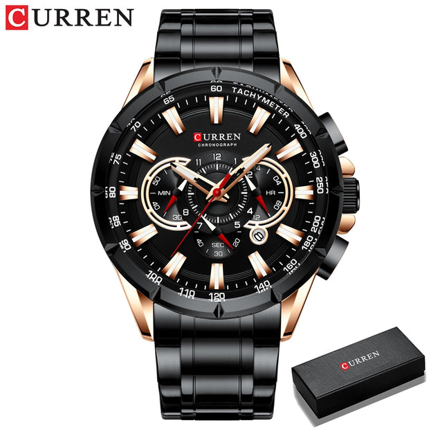 Curran Men‘s Luxury Quartz Wrist Watch