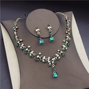 Baroque Crystal Bridal Jewelry Sets for Women