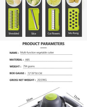 Multifunctional Vegetable Cutter Fruit Slicer Potato Peeler