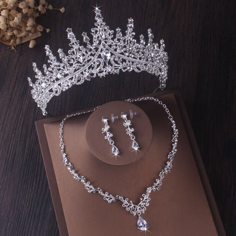 Baroque Crystal Bridal Jewelry Sets