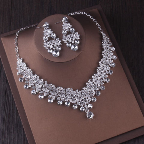 Baroque Crystal Bridal Jewelry Sets
