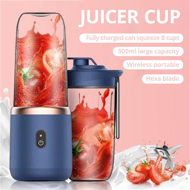 Portable Small Electric Stainless Steel Blade Juicer
