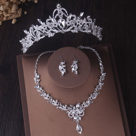Baroque Crystal Bridal Jewelry Sets