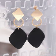 Punk Metal Geometric Drop Earrings