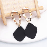 Punk Metal Geometric Drop Earrings