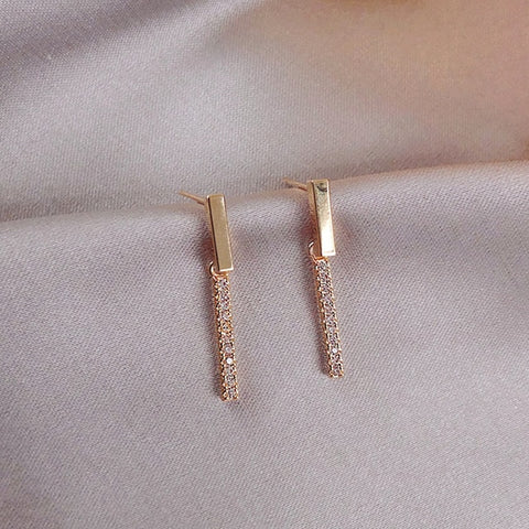 Trendy Moon Dangle Earrings