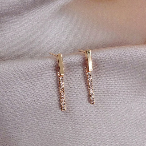 Trendy Moon Dangle Earrings