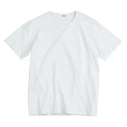 100% Cotton White Solid T Shirt