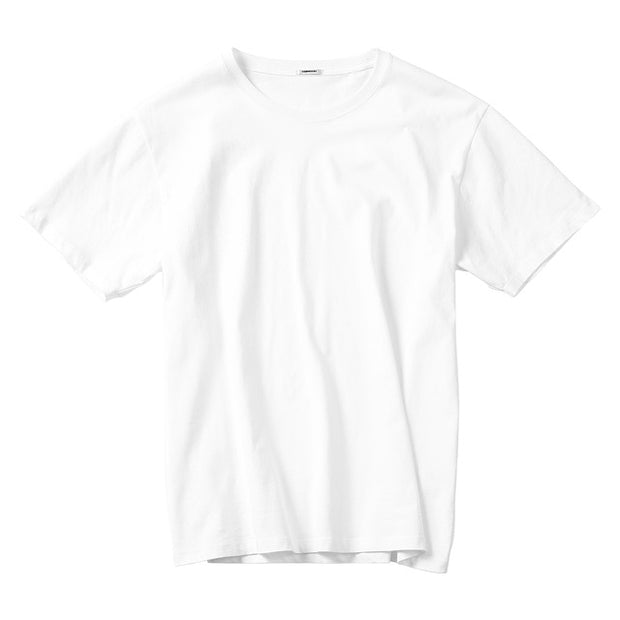 100% Cotton White Solid T Shirt