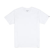 100% Cotton White Solid T Shirt