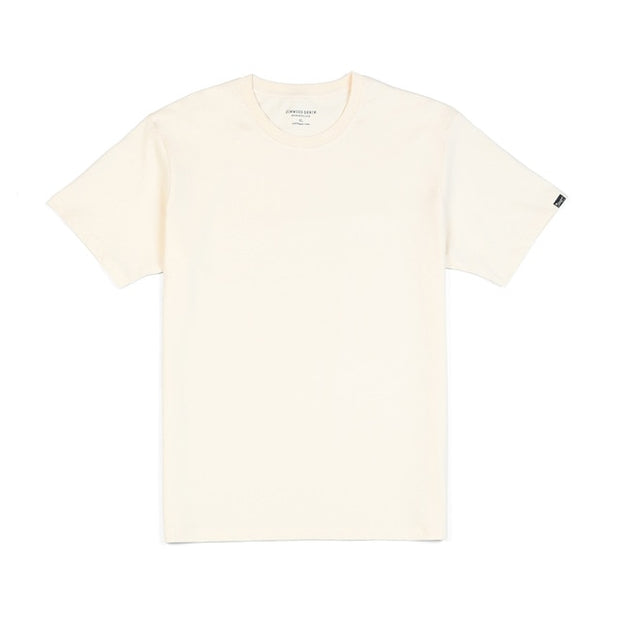 100% Cotton White Solid T Shirt