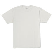 100% Cotton White Solid T Shirt