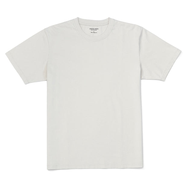 100% Cotton White Solid T Shirt