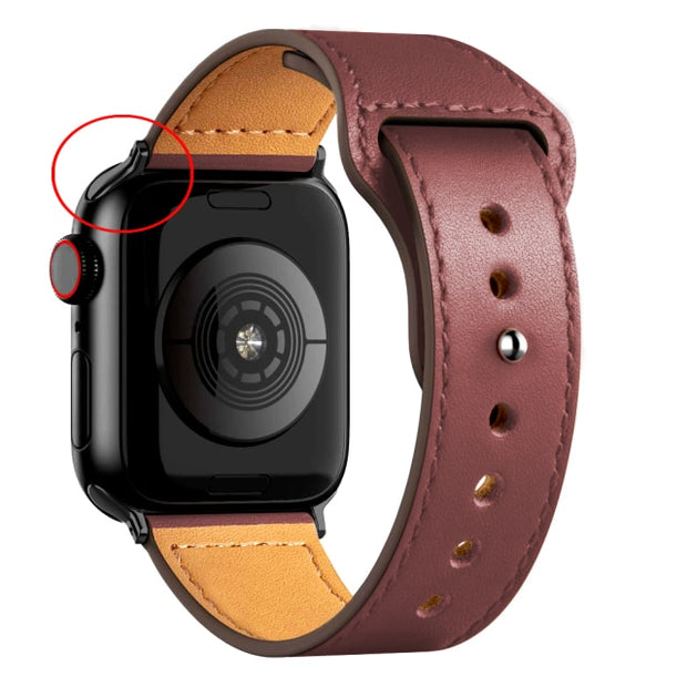 Leather strap For Apple watch