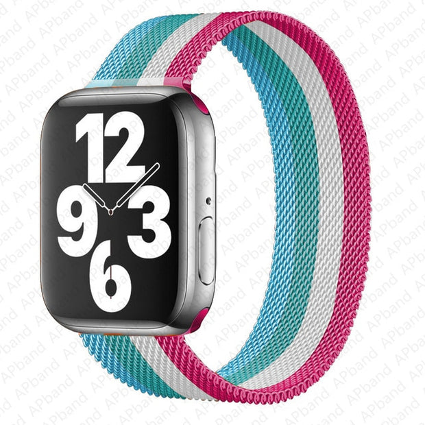 Magnetic Metal Loop Correa Bracelet Apple Watch