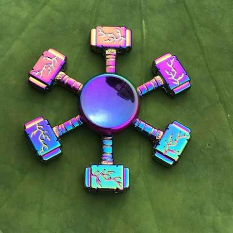 Rainbow Metal Finger Spinner