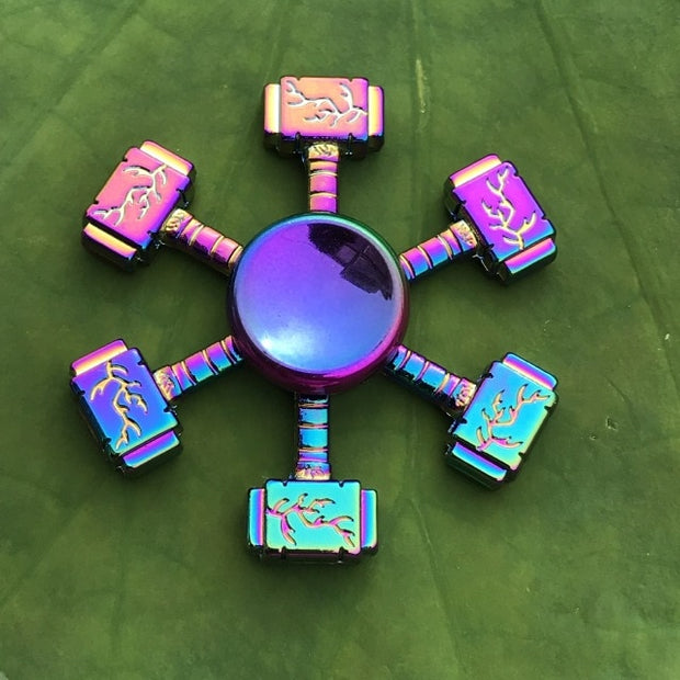 Rainbow Metal Finger Spinner